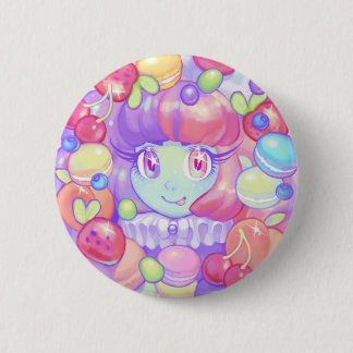 Macaron 6 Cm Round Badge