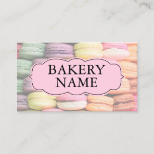 Macaron Bakery Business Card