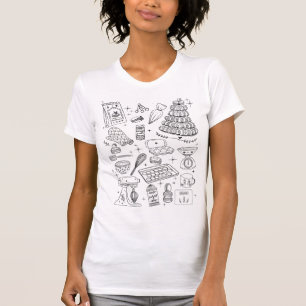 Macaron Baking Elements  T-Shirt
