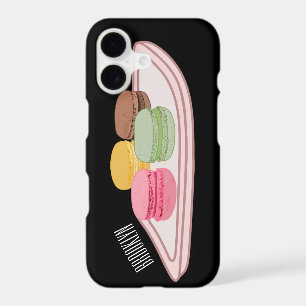 Macaron cartoon illustration