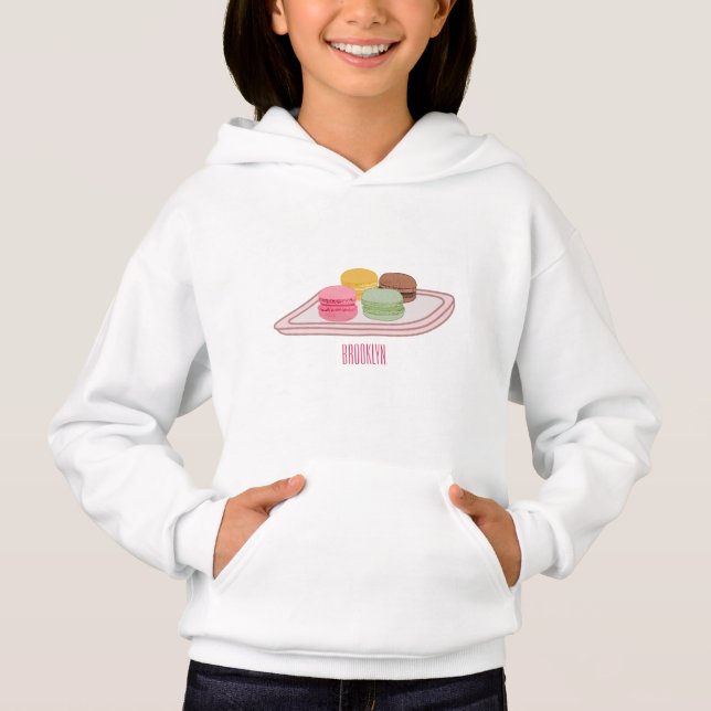 Macaron cartoon illustration  (Front)