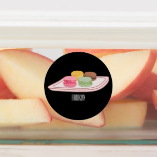 Macaron cartoon illustration