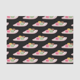 Macaron cartoon illustration  tissue paper