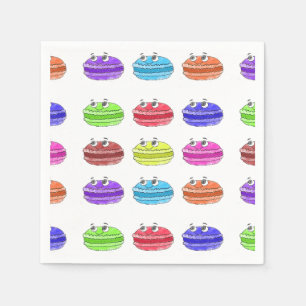 Macaron Cartoon Pattern Napkin