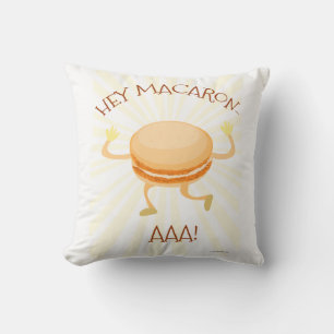 Macaron Dance Cookie Cute Cartoon Slogan  Cushion