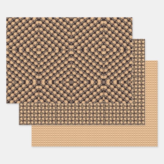 Macaron design macaroon wrapping Paper  (Set)