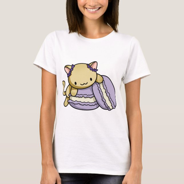 Macaron Kitty T-Shirt (Front)