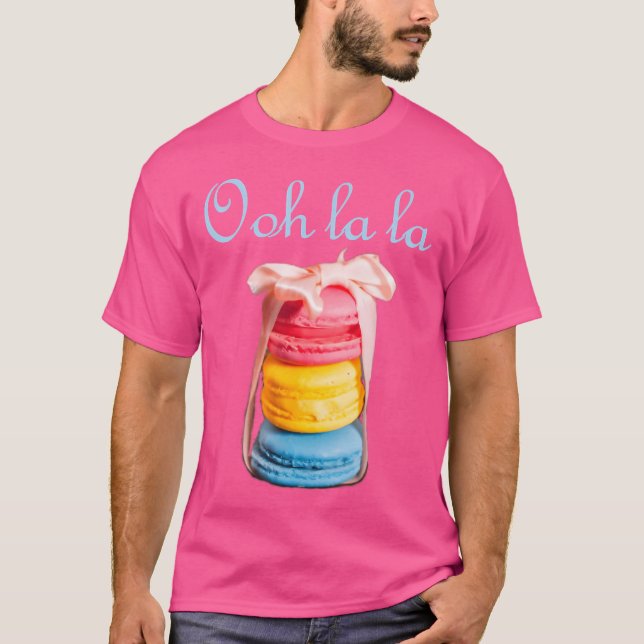 Macaron Lovers French Cookie Macaroons Baker Baker T-Shirt (Front)