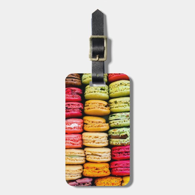 Macaron Luggage Tag (Front Vertical)