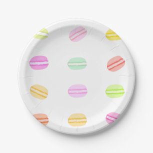Macaron Paper Plates