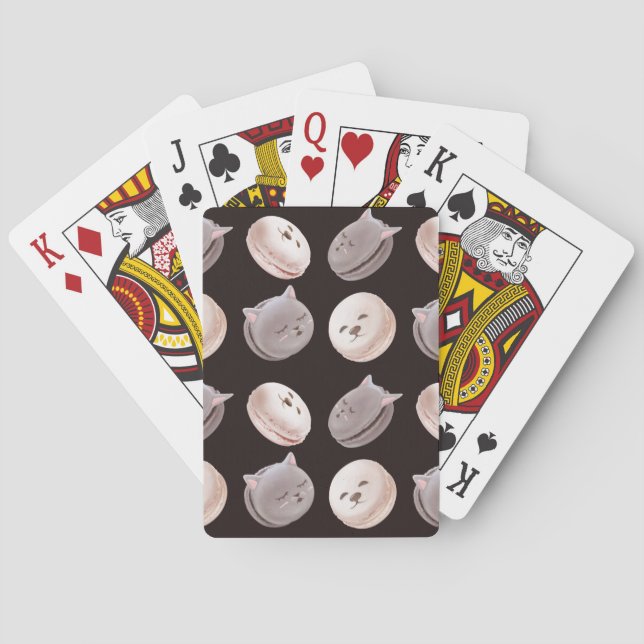 Macaron Pattern Playing Cards (Back)