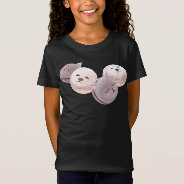 Macaron Pattern T-Shirt (Front)