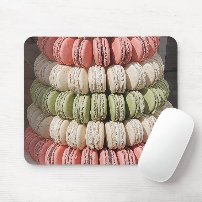 Macaron Tiered Pastry Mouse Pad (With Mouse)