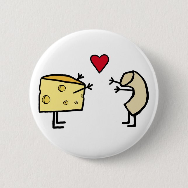 Macaroni and Cheese 6 Cm Round Badge (Front)