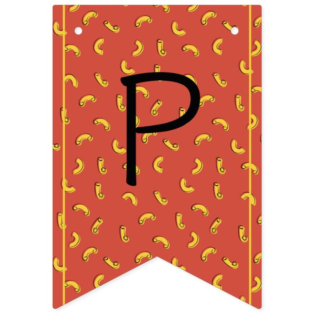 Macaroni and Cheese bunting banner (Sixteenth Flag)
