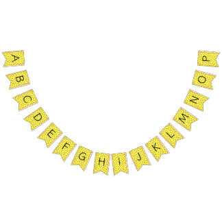 Macaroni and Cheese bunting banner