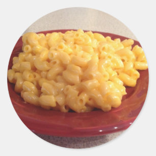 Macaroni and Cheese Classic Round Sticker