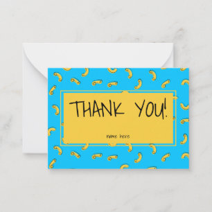 Macaroni and Cheese Flat Note Card
