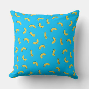 Macaroni and Cheese Illustration Cushion