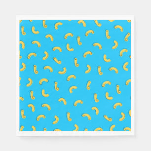 Macaroni and Cheese Illustration Napkin