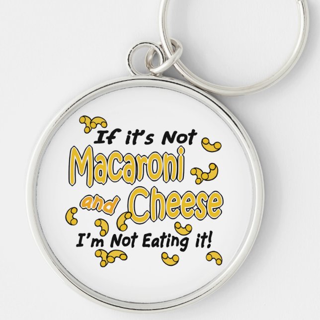 Macaroni and Cheese Key Ring (Front)