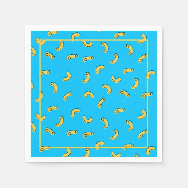 Macaroni and Cheese Paper Napkin (Front)