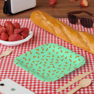 Macaroni and Cheese Paper Plate