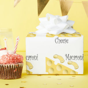 Macaroni Cheese Design  Wrapping Paper
