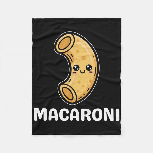 Macaroni Cheese Mac Kawaii Halloween Costume Coupl Fleece Blanket (Front)
