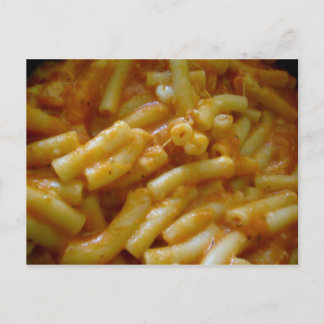 macaroni dinner postcard