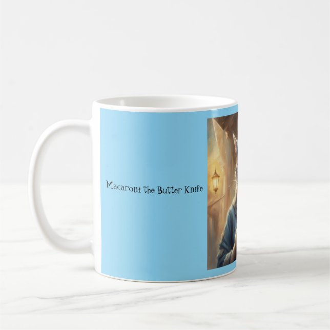 Macaroni the Butter Knife character web series Coffee Mug (Left)