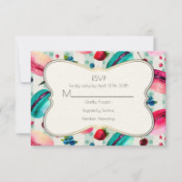 Macarons And A Decorative Frame RSVP