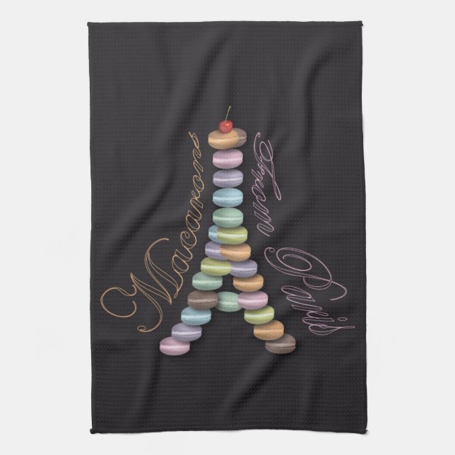 Macarons From Paris Towel (Vertical)