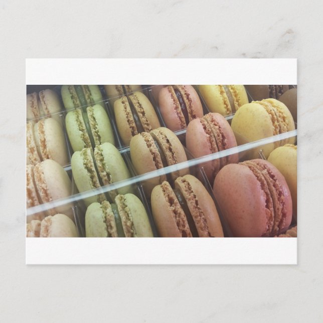 Macarons galore postcard (Front)
