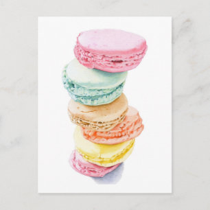 Macarons Postcard