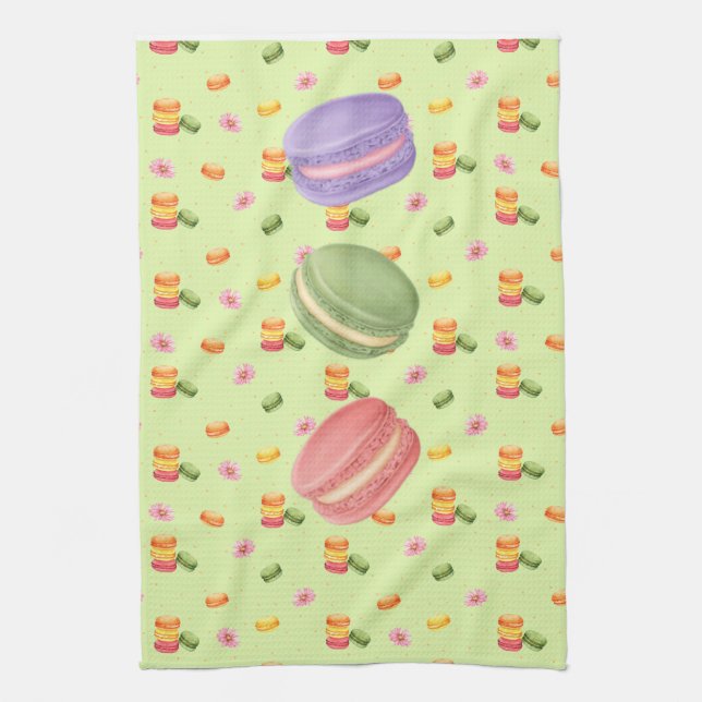 Macarons  tea towel (Vertical)