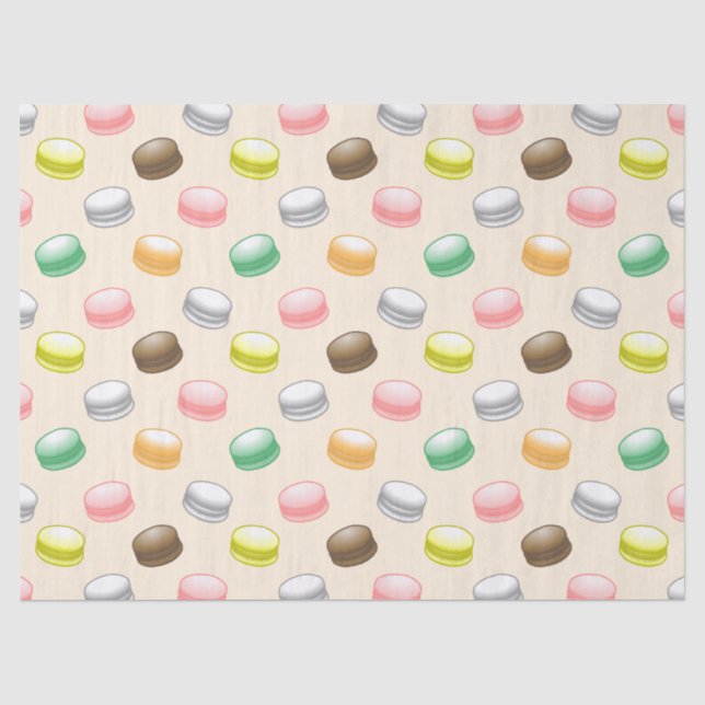 Macarons Tissue Paper (Front)