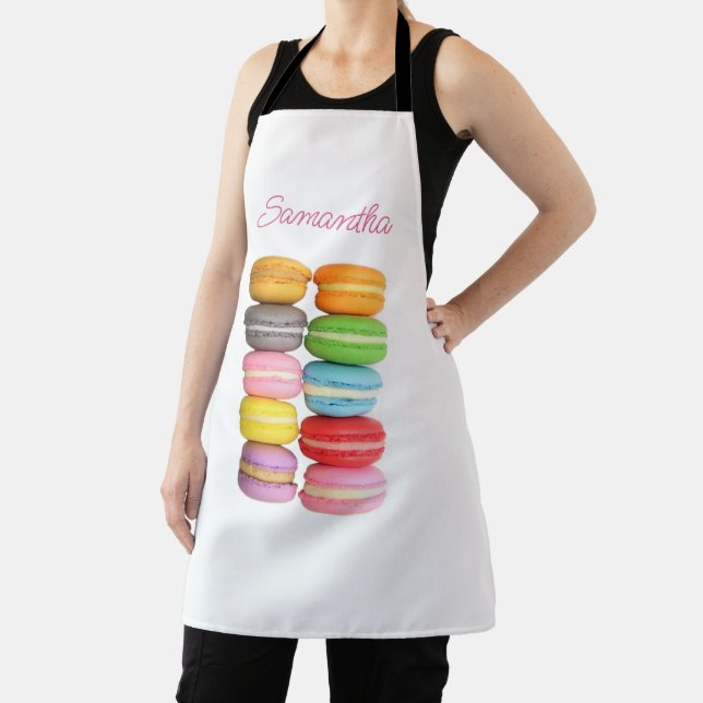 Macarons with Name Apron (Insitu)