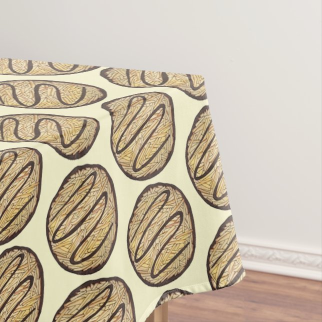 Macaroon Coconut Cookie Jewish Bakery Passover Tablecloth (In Situ)