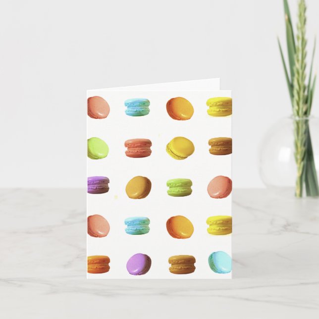 Macaroon Cookies Card (Front)