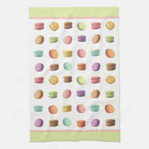 Macaroon Cookies Tea Towel
