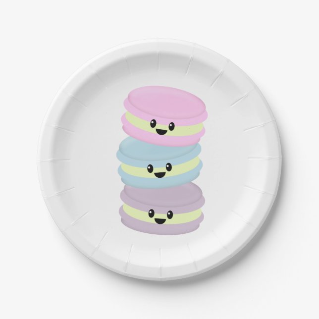 Macaroon Paper Plates (Front)