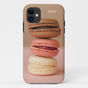 Macaroons custom monogram cases