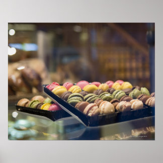 Macaroons in Show Window 2 Poster