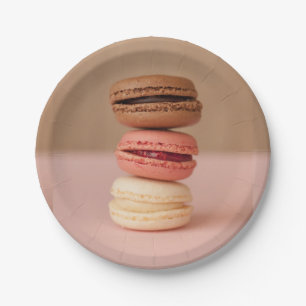 Macaroons / Macarons paper plates