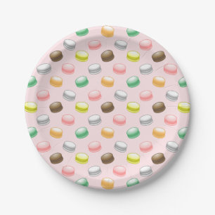 Macaroons Sweet 16 Party Paper Plate