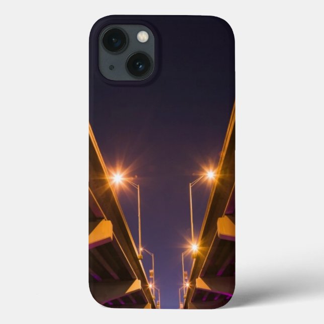 MacArthur Causeway seen from underneath at dusk Case-Mate iPhone Case (Back)