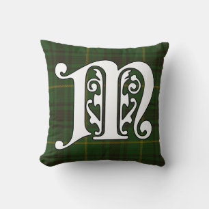 MacArthur Clan Tartan Monogram Cushion