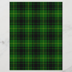 MacArthur tartan green plaid