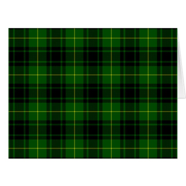 MacArthur tartan green plaid (Front Horizontal)